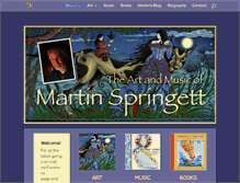 Tablet Screenshot of martinspringett.com
